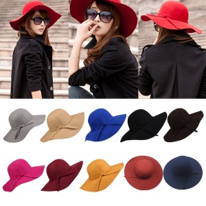 Фетровые шляпы разных цветов шляпа