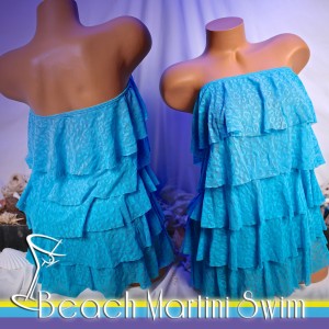 Пляжное платье victoria's secret голубое