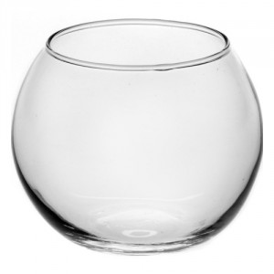 Стеклянная ваза прозрачная