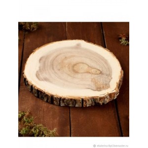 Деревянный спил срез дерева вяза 18-22 см