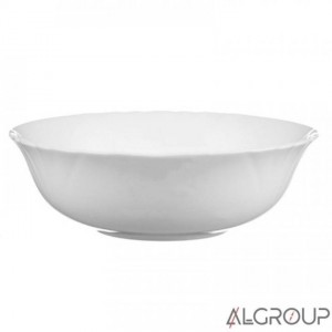 Тарелка белая миска Салатник 16,5см стекло