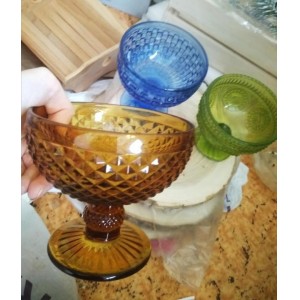 Креманка тарелка посуда ваза стеклянная стекло
