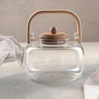 Чайник заварочный прозрачный стеклянный стекло