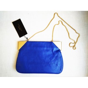 Синяя сумочка клатч