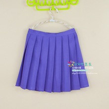 Фиолетовая юбка в складочку